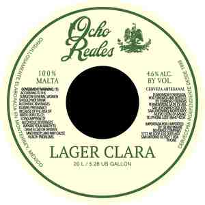 Ocho Reales Lager Clara April 2017