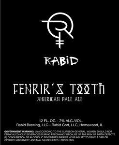 Rabid Brewing American Pale Ale