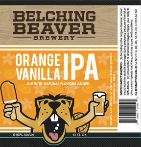 Belching Beaver Brewery Orange Vanilla IPA April 2017