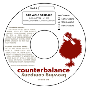 Counterbalance Brewing Company Bad Wolf Dark Ale