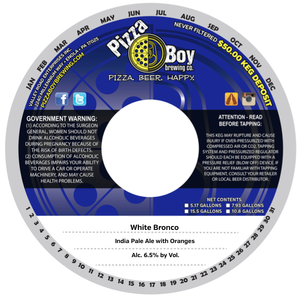 Pizza Boy Brewing Co. White Bronco