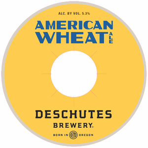 Deschutes Brewery American Wheat April 2017