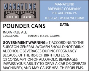 Pounder Cans April 2017