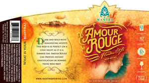 Mantra Artisan Ales Amour Rouge April 2017