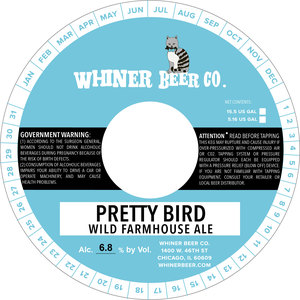 Whiner Beer Company Pretty Bird