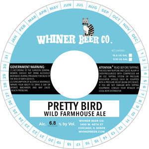 Whiner Beer Company Pretty Bird April 2017