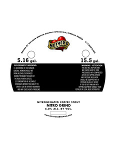 Mother's Brewing Company Nitro Grind April 2017