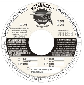 Motorworks Brewing Intellectual Property Ale