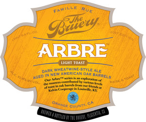 The Bruery Arbre- Light Toast April 2017