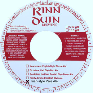 Rinn Duin Irish Pale Ale