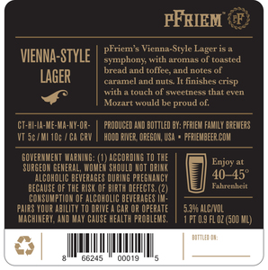 Pfriem Family Brewers Vienna Style Lager