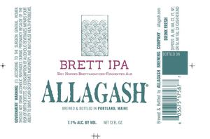 Allagash Brewing Company Brett IPA April 2017