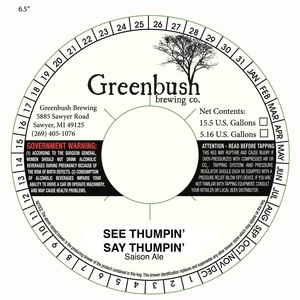 See Thumpin' Say Thumpin' Saison