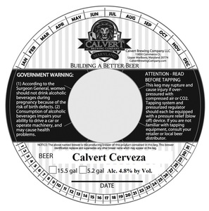 Calvert Brewing Company Calvert Cerveza