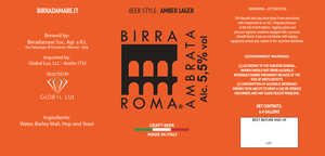 Birradamare Birra Roma Ambrata