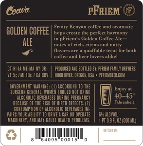 Pfriem Family Brewers Golden Coffee Ale