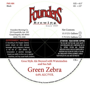 Founders Green Zebra