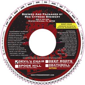 Red Cypress Brewery Devil's Chair April 2017