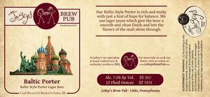 Baltic Porter Beer 