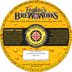 Fegley's Brew Works Sour Cherry Triple