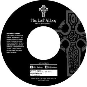 The Lost Abbey Cuvee De Tomme