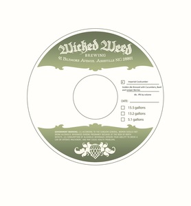 Wicked Weed Brewing Imperial Coolcumber