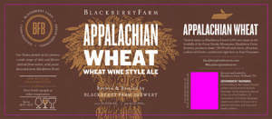 Blackberry Farm Appalachian Wheat April 2017
