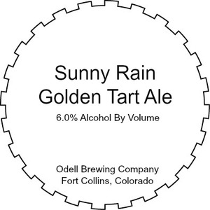 Odell Brewing Company Sunny Rain April 2017