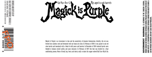 Half Acre Beer Co. Magick Is Purple