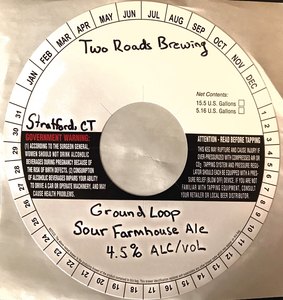 Two Roads Brewing Groundloop Sour Farmhouse