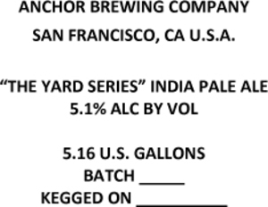 Anchor Brewing Company The Yard Series