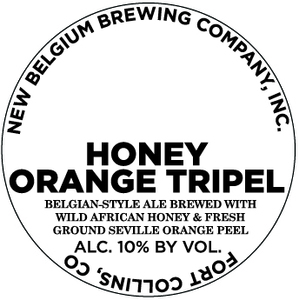 New Belgium Brewing Company, Inc. Honey Orange Tripel