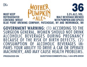 Blue Point Brewing Company Mother Pumpkin