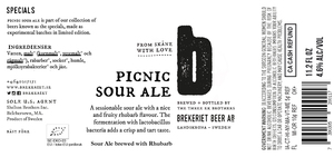 Brekeriet Picnic Sour Ale April 2017