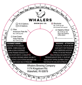 Whalers Brewing Company Blockstar April 2017