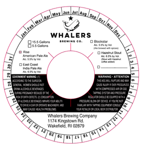 Whalers Brewing Company Rise April 2017