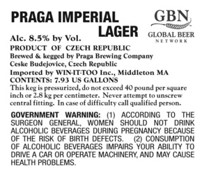 Praga Imperial Lager 