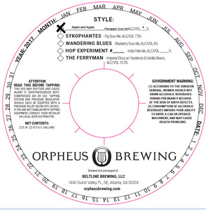 Orpheus Brewing Again And Again