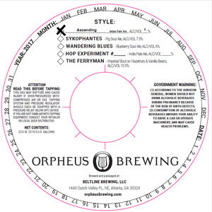 Orpheus Brewing Ascending