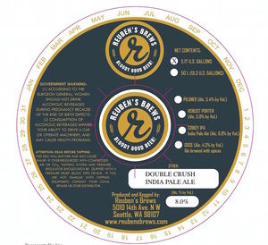 Double Crush India Pale Ale April 2017
