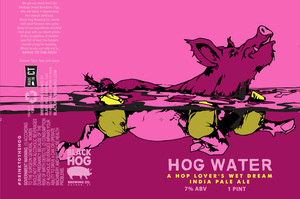 Hog Water India Pale Ale April 2017