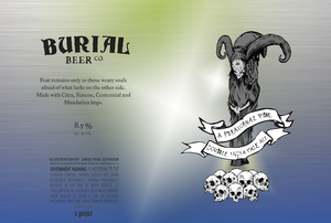 Burial Beer Co. A Paranormal Vibe April 2017