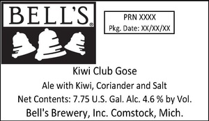 Bell's Kiwi Club Gose April 2017