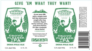 Three Creeks Brewing Company Crowdpleaser IPA