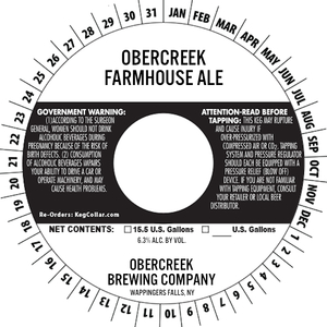 Obercreek Farmhouse Ale 