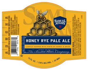 Samuel Adams Honey Rye Pale Ale April 2017
