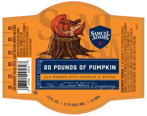 Samuel Adams 20 Pounds Of Pumpkin