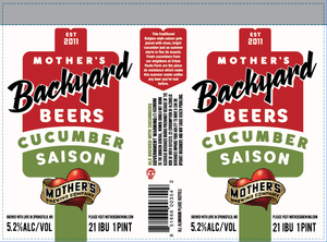 Mother's Brewing Company Cucumber Saison