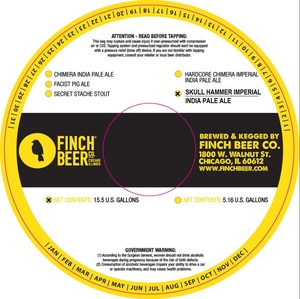 Finch Beer Co. Skull Hammer Imperial India Pale Ale