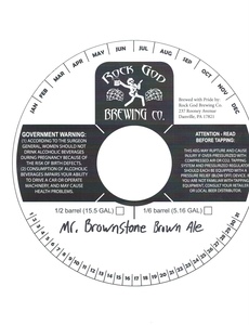 Rock God Mr.brownstone Ale
